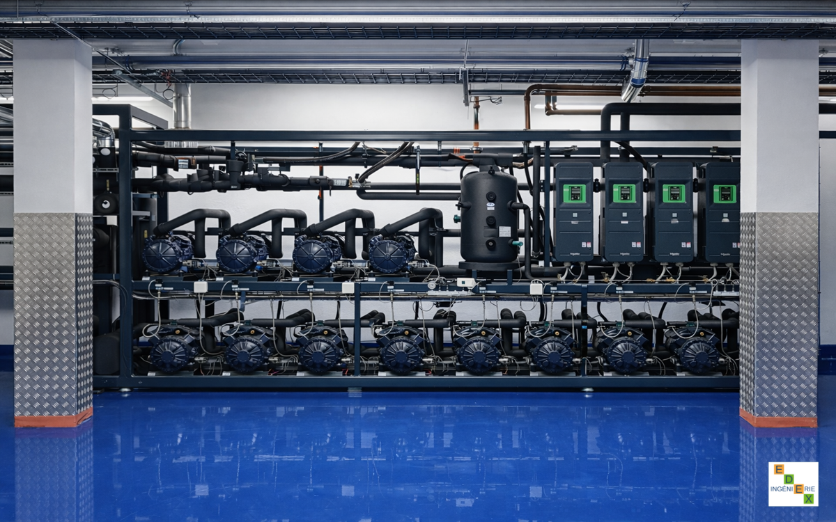 Installation de froid industriel au CO₂ illustrant une solution performante et durable adaptée aux contraintes énergétiques et climatiques de La Réunion.